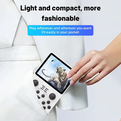 POWKIDDY RGB20S Handheld Game Console Retro Open Source System Children'S Gifts RK3326 Double Joystick Handheld Game Console