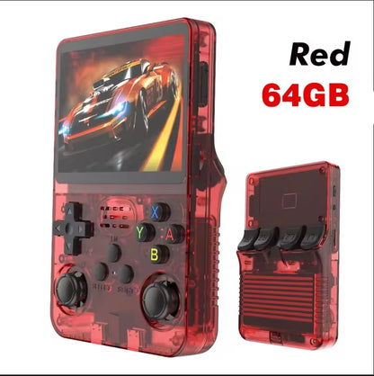 Retro R36S Handheld Video Game Console 3.5 Inch IPS Screen Portable Pocket Player with 128GB Preloaded Games Linux System