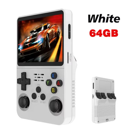Retro R36S Handheld Video Game Console 3.5 Inch IPS Screen Portable Pocket Player with 128GB Preloaded Games Linux System