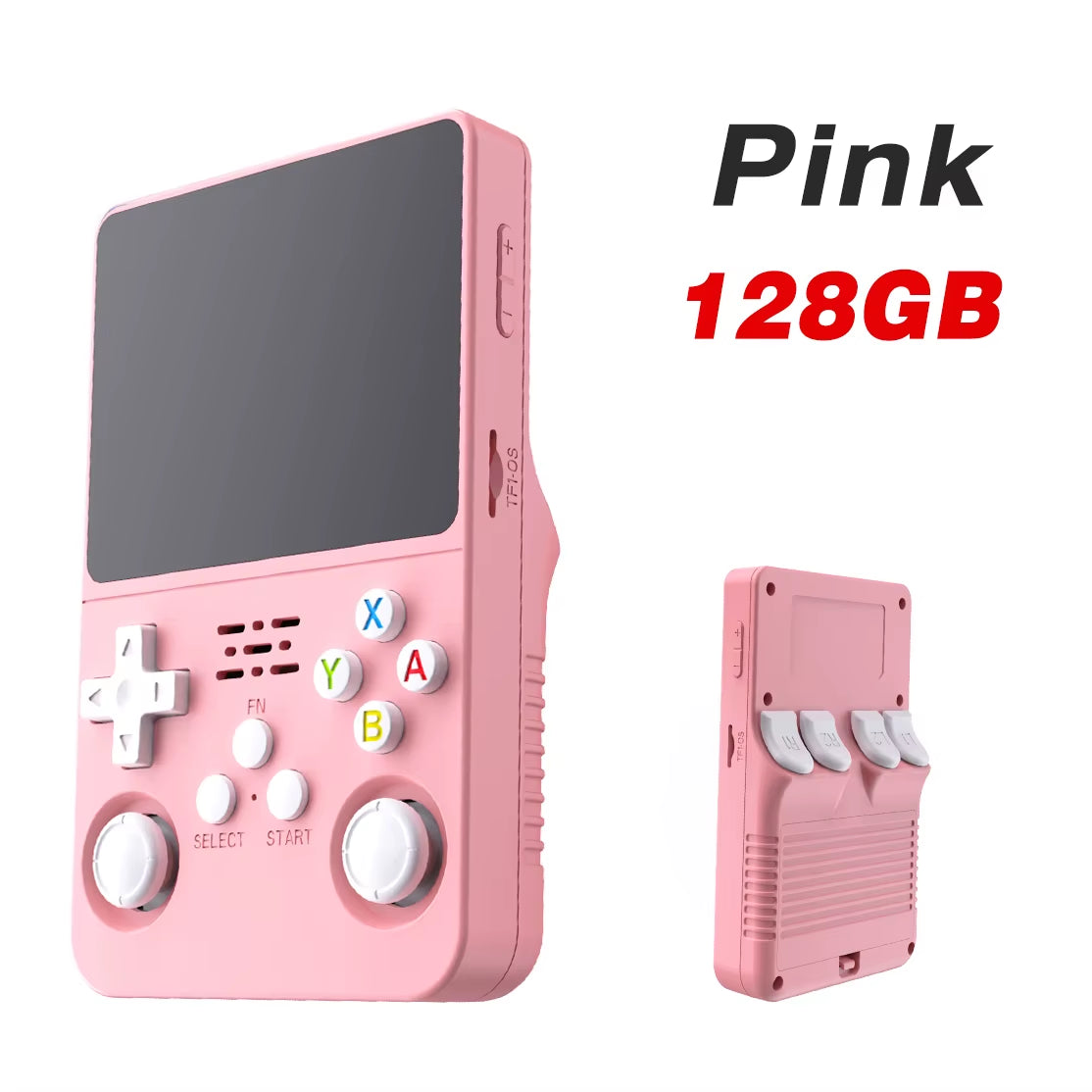 Retro R36S Handheld Video Game Console 3.5 Inch IPS Screen Portable Pocket Player with 128GB Preloaded Games Linux System