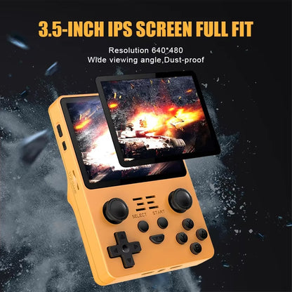 POWKIDDY RGB20S Handheld Game Console Retro Open Source System Children'S Gifts RK3326 Double Joystick Handheld Game Console